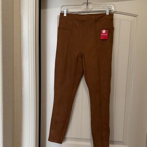 SPANX faux suede pants